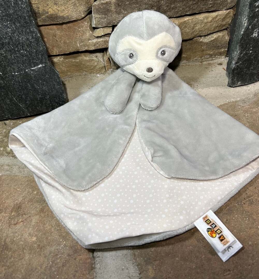 Bass Pro Baby Gray Sloth Lovey Infant Plush Security Blanket May 2022